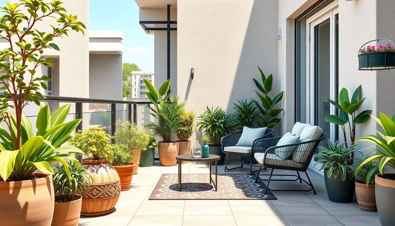 Trouver son salon de jardin idéal selon la taille du balcon