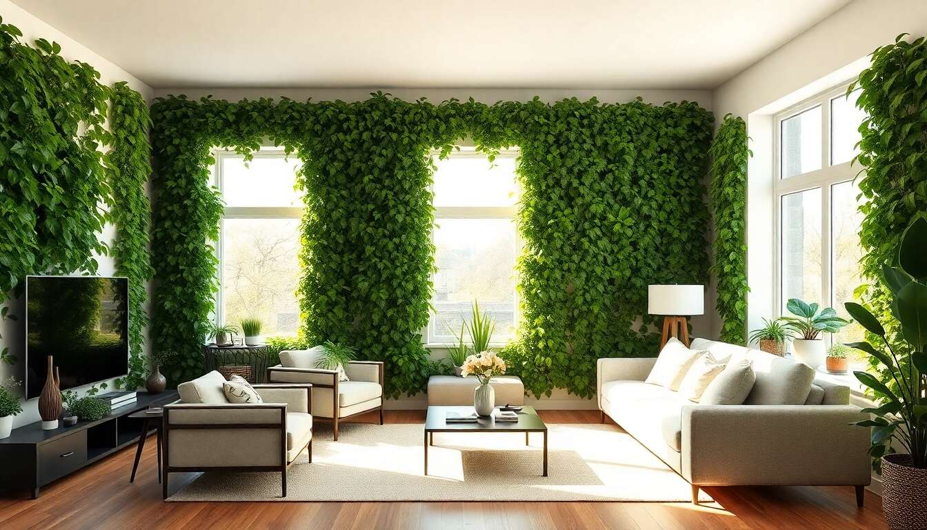 Optimiser l'espace avec des plantes grimpantes