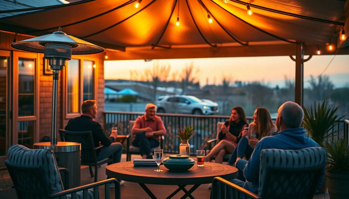 Parasols chauffants portables : une solution pratique