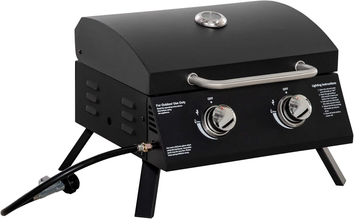 Test du barbecue gaz de table pliable : compact et performant