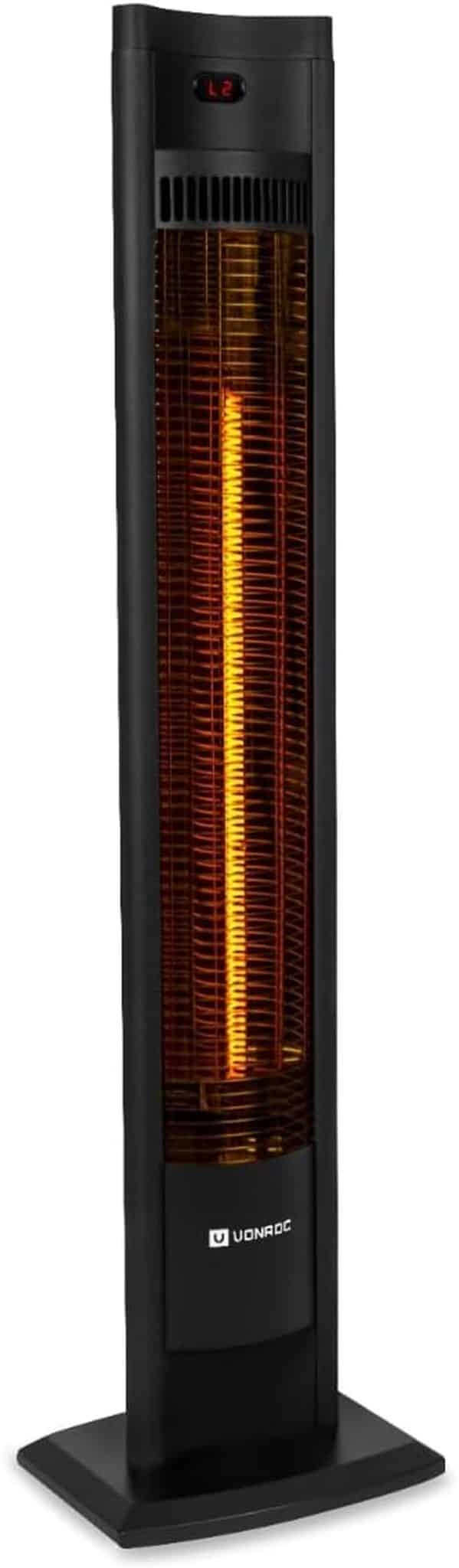 Test du chauffage extérieur Vonroc Filicudi : chaleur instantanée à 2000W