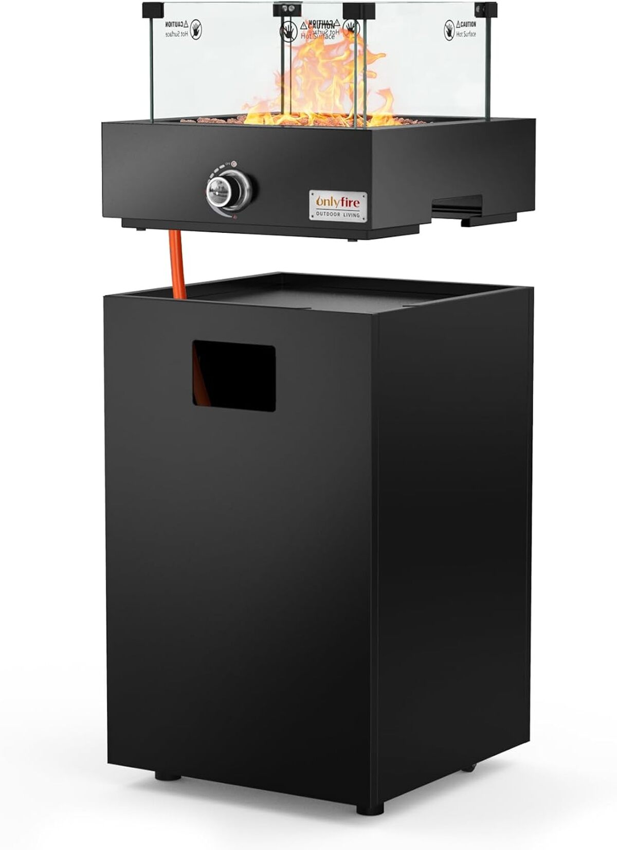 Test du foyer à gaz Onlyfire : chaleur et style pour votre terrasse