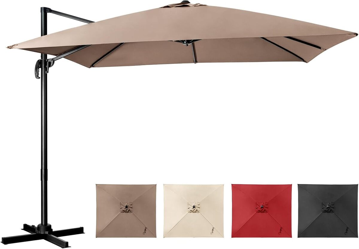 Test du parasol déporté COSTWAY : design et efficacité