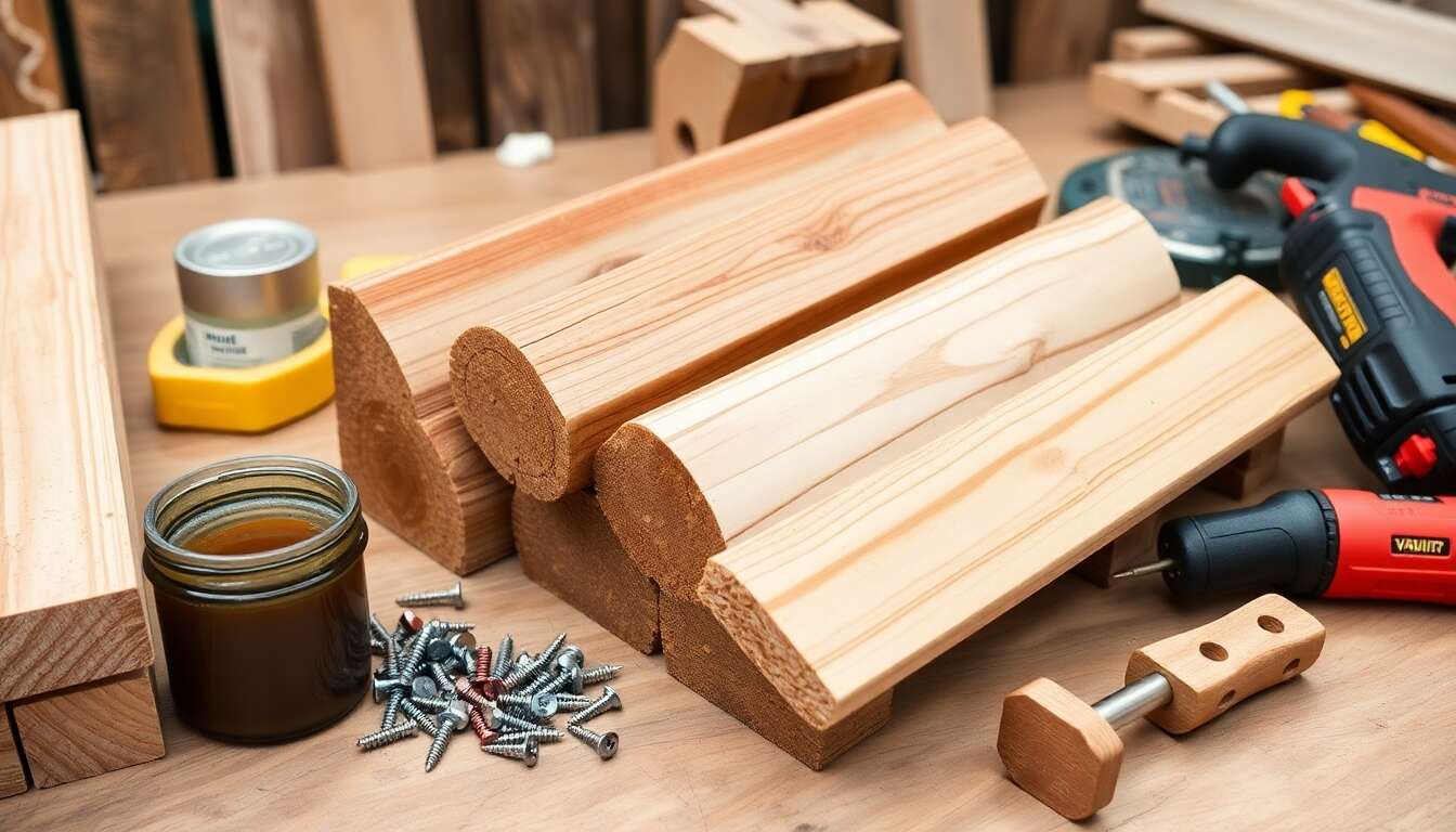 Bricoler son propre support de bûches pour un brasero