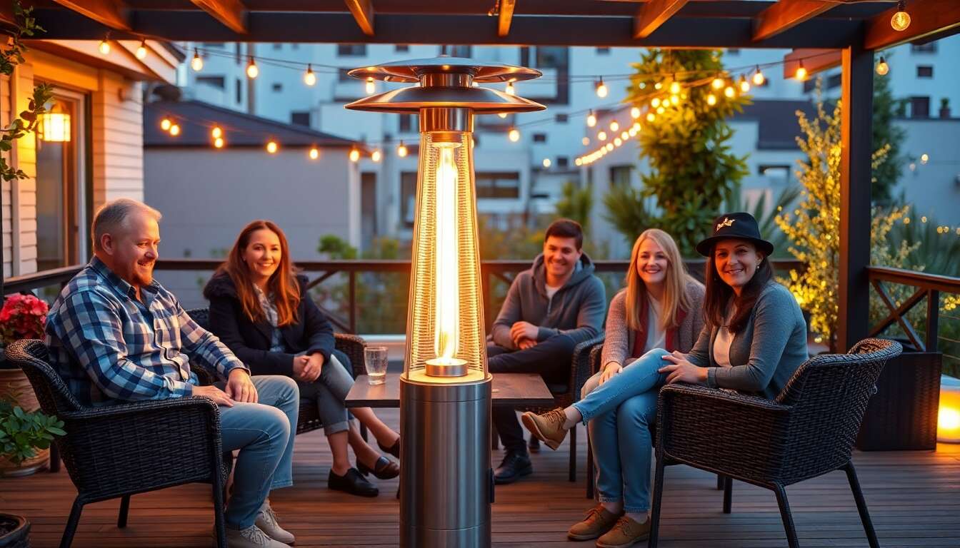 Sécurité : utilisation optimale du parasol chauffant en extérieur