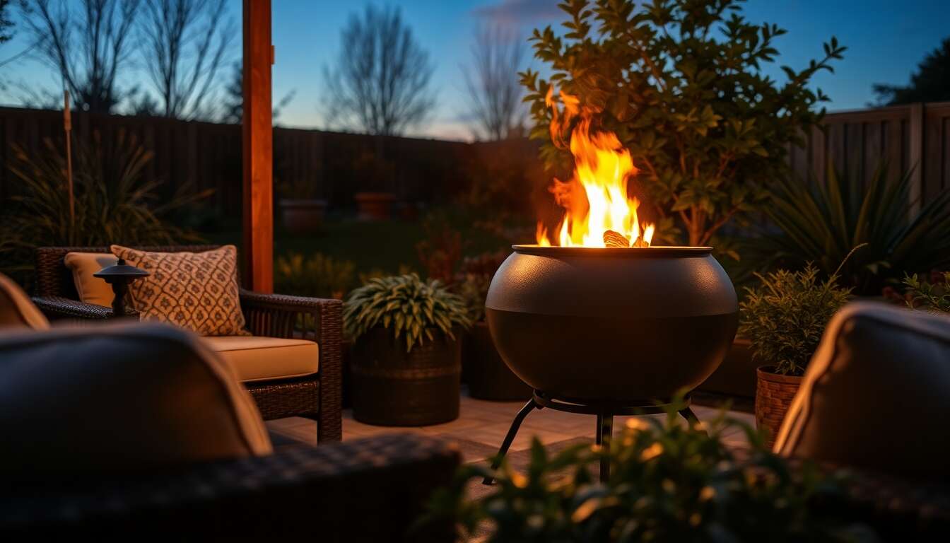 Brasero à bois : comment optimiser la chaleur émise