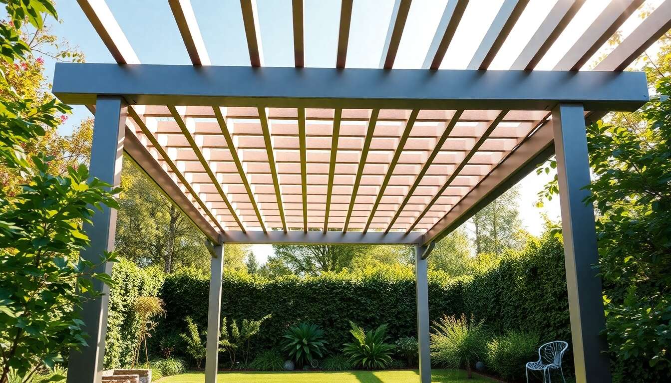 Matériaux innovants pour les pergolas alu