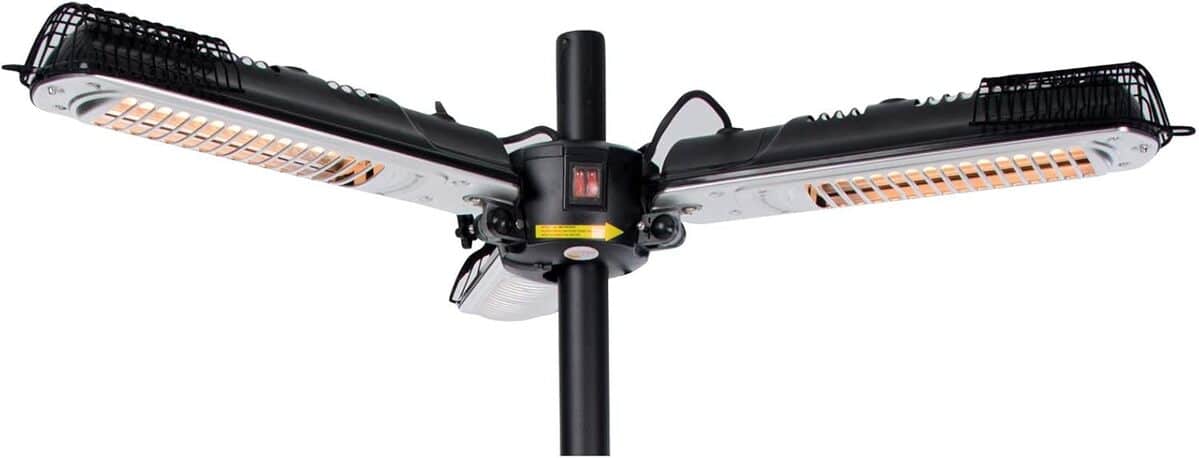 Test du chauffage infrarouge 2025 W pour terrasse
