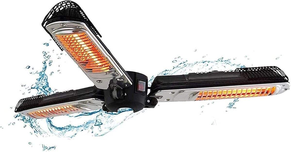 Test du chauffage radiant suspendu HOLITU : efficacité et confort en extérieur