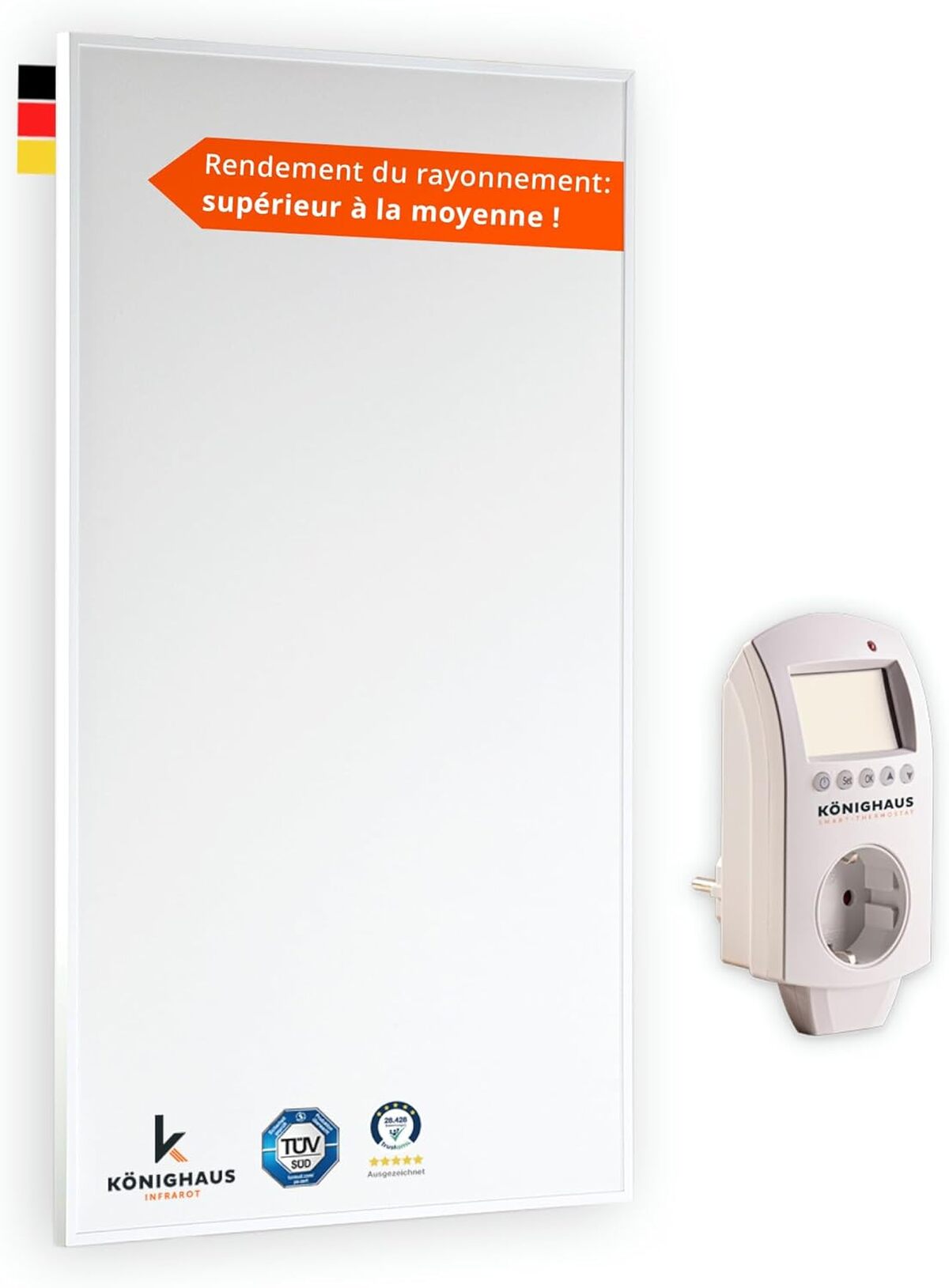 Test du Könighaus : chauffage d'appoint infrarouge efficace et sécurisé