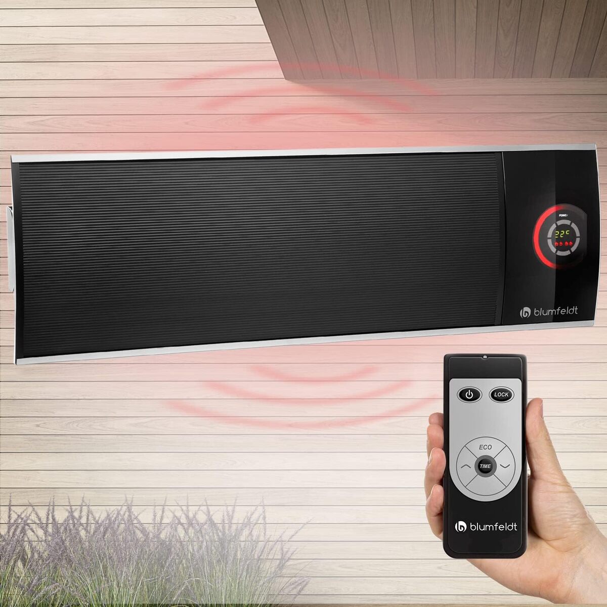 Test du radiateur infrarouge blumfeldt CosmicBeam Ultra : chauffage efficace et élégant
