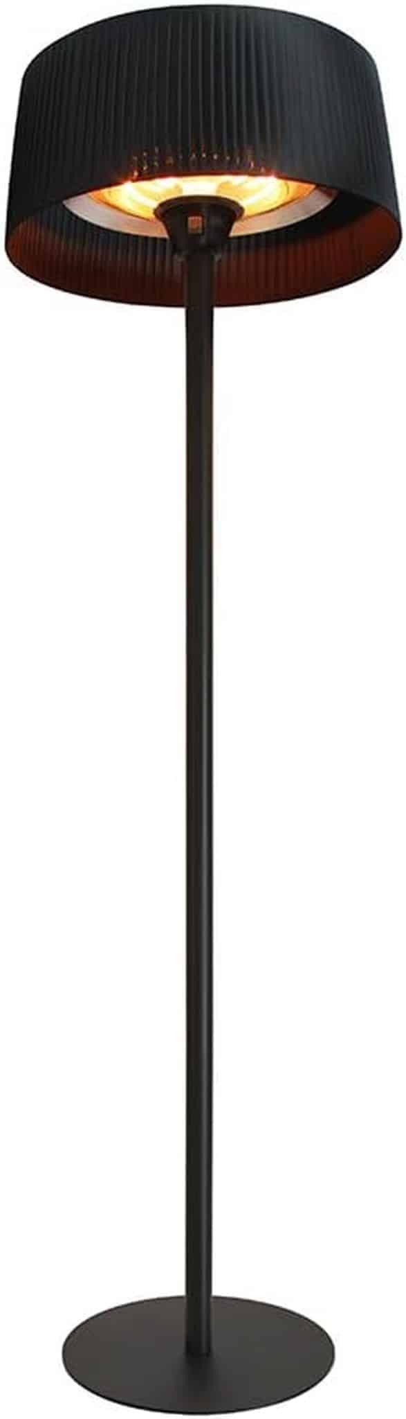 Test : parasol chauffant FAVEX Sirmione noir pour l'extérieur