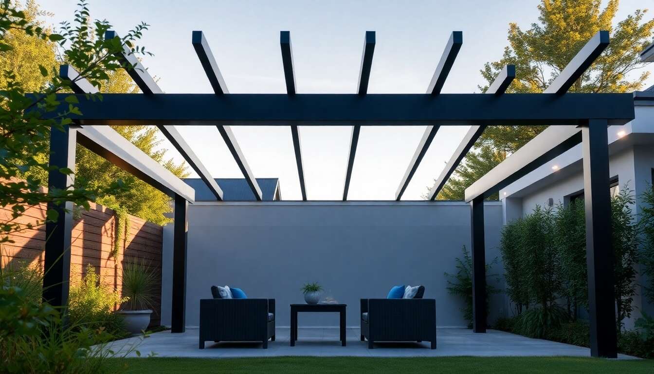 Budget moyen pour une pergola en aluminium sur mesure