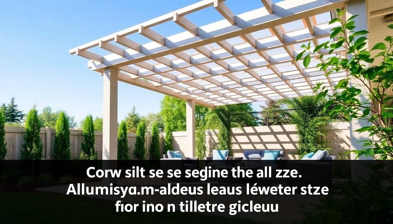 Comment choisir la taille idéale de sa pergola alu ?