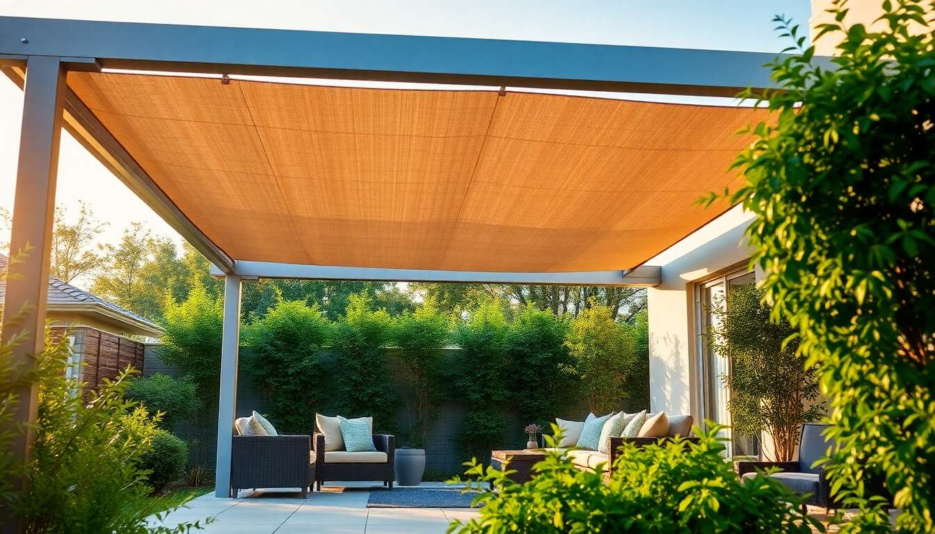 Offrir plus de confort avec une toile rétractable sur une pergola alu