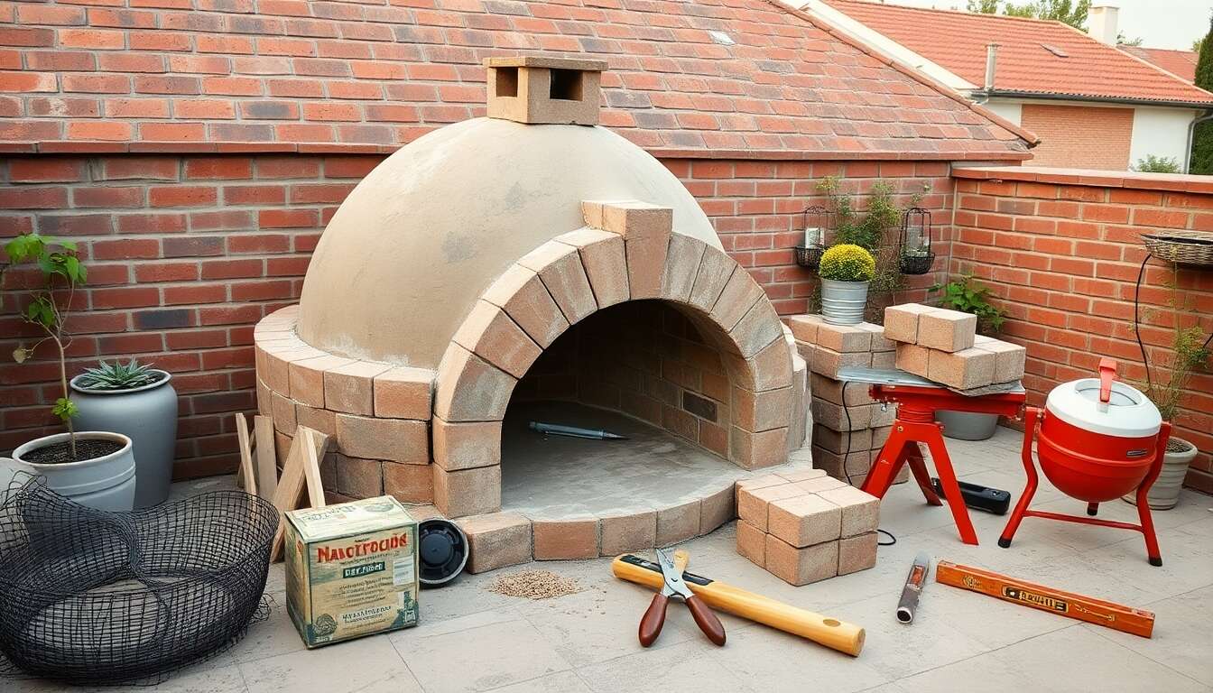 Installation facile de votre four à pizza en terrasse