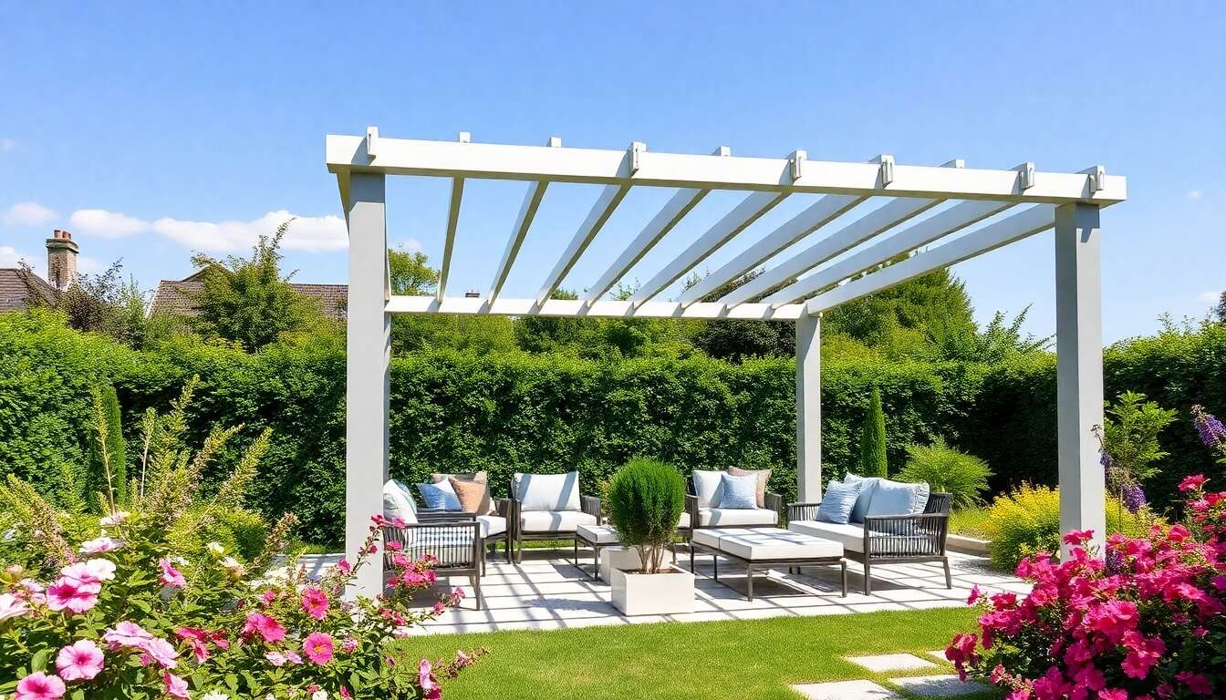 Intégrer une pergola en aluminium dans son jardin
