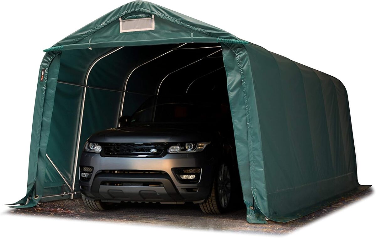 Test de la tente-garage carport : abri solide en bâche PVC