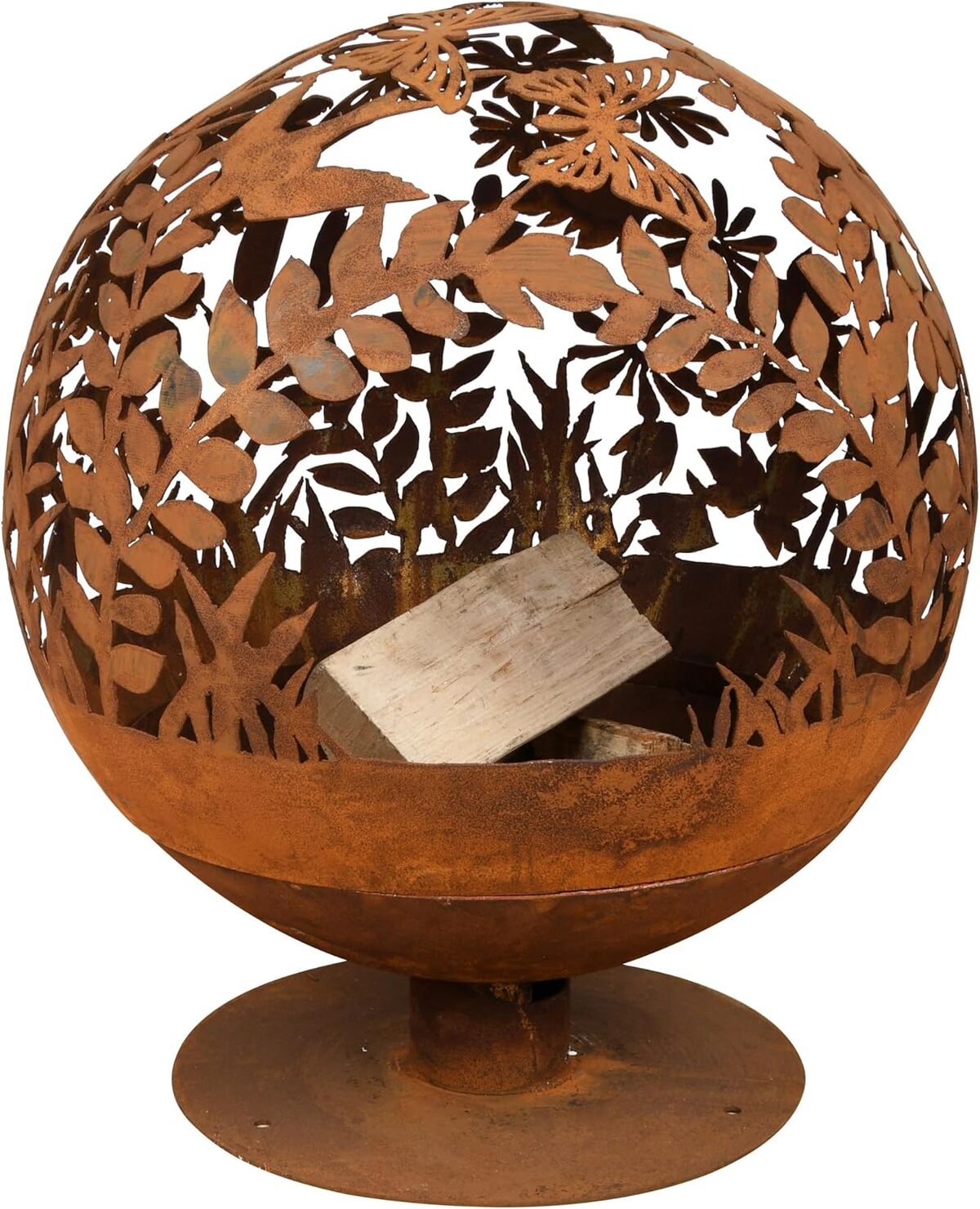 Test du brasero métal Globe : charme rouillé pour soirées cosy