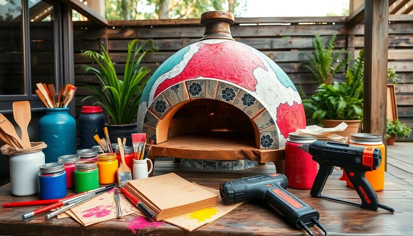 Personnalisation esthétique de votre four à pizza