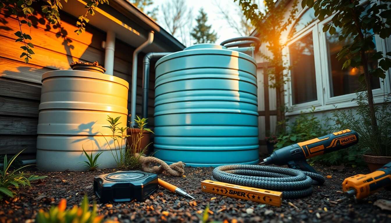 Récupérer l'eau de pluie grâce à votre structure de jardin