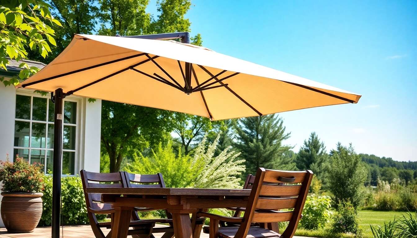 Résoudre les problèmes courants des parasols déportés