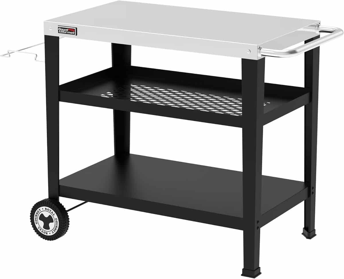 Test du chariot de service 3 étages Royal Gourmet : polyvalence et robustesse
