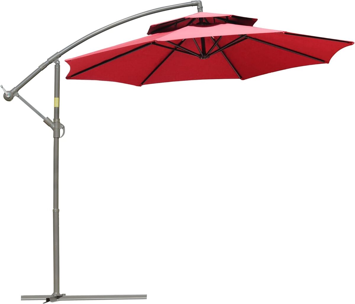 Test parasol déporté Outsunny : protection et style au rendez-vous