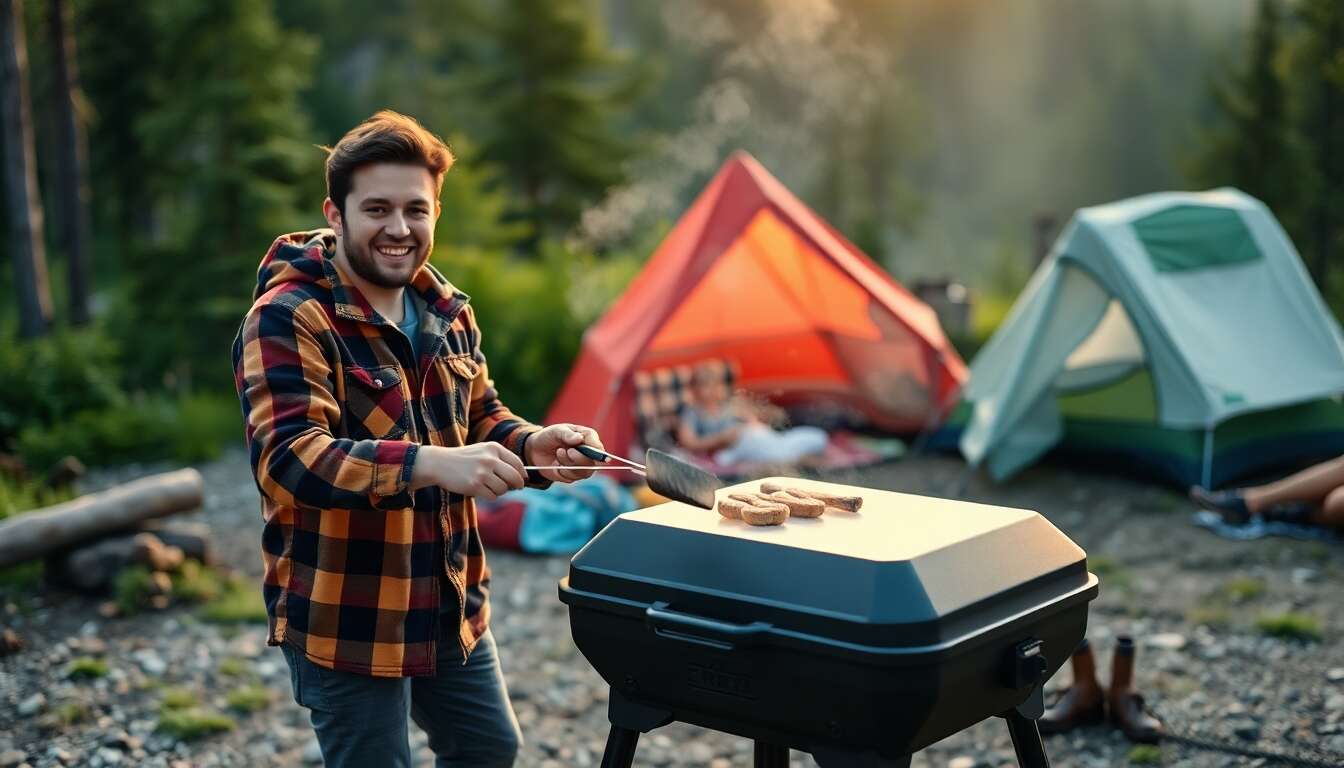 Sélection des planchas portables pour camping