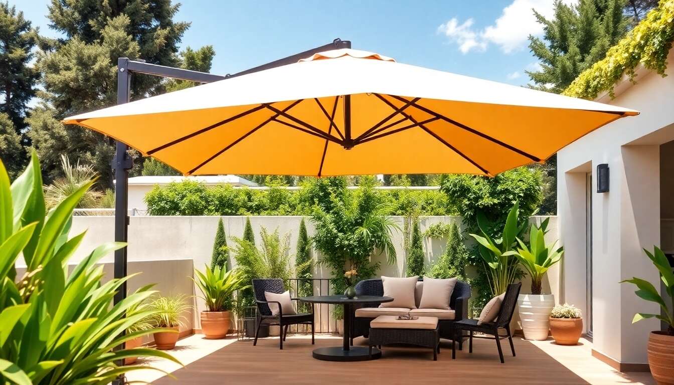 Entretien facile : prolonger la durée de vie de votre parasol déporté