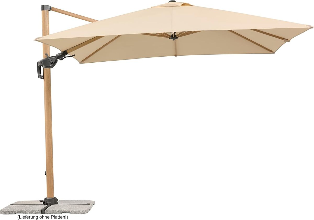 Test du parasol Schneider Rhodos Twist : design et robustesse