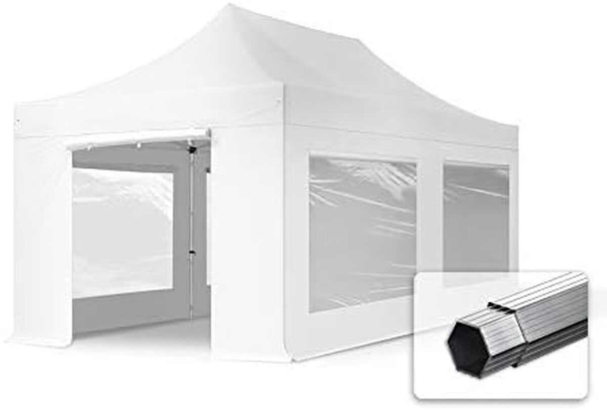 Test : tonnelle pliante TOOLPORT 3x6 m, qualité et sécurité