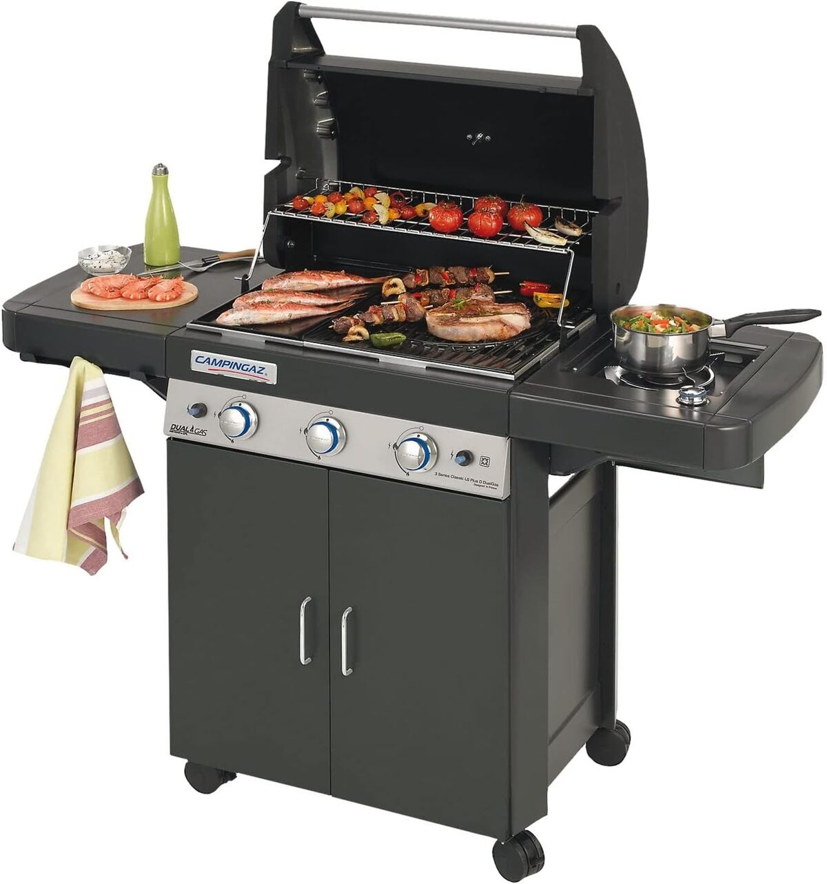 Test du barbecue Campingaz 3 Series LS Plus Dual gaz : efficacité et saveurs au rendez-vous