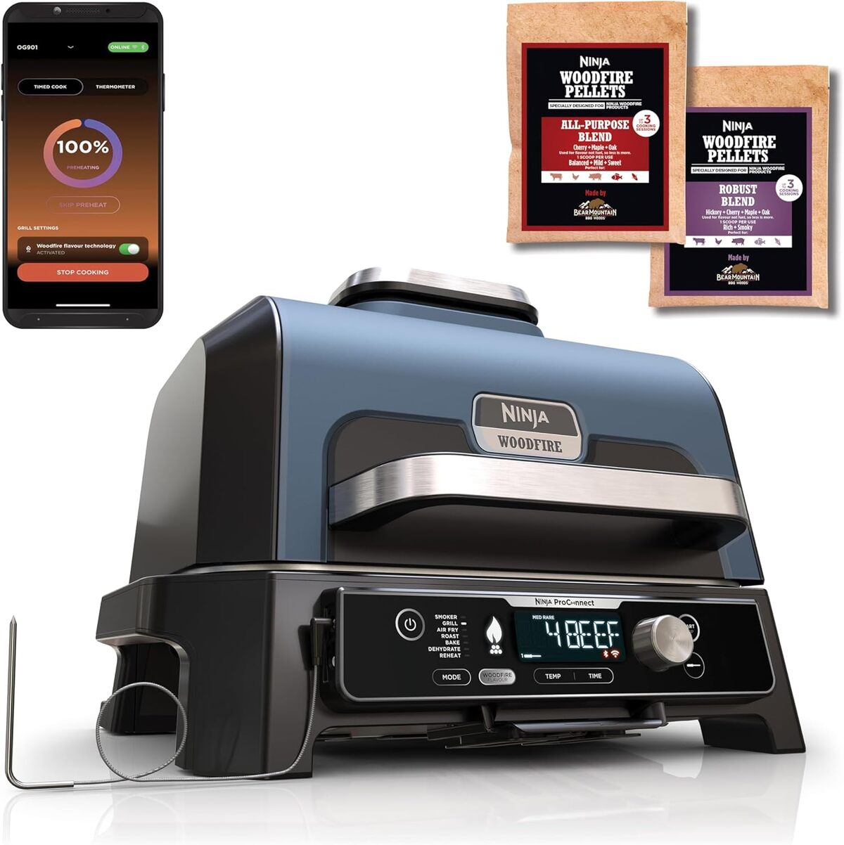 Test du Ninja Woodfire Pro Connect XL : barbecue électrique 7-en-1 innovant