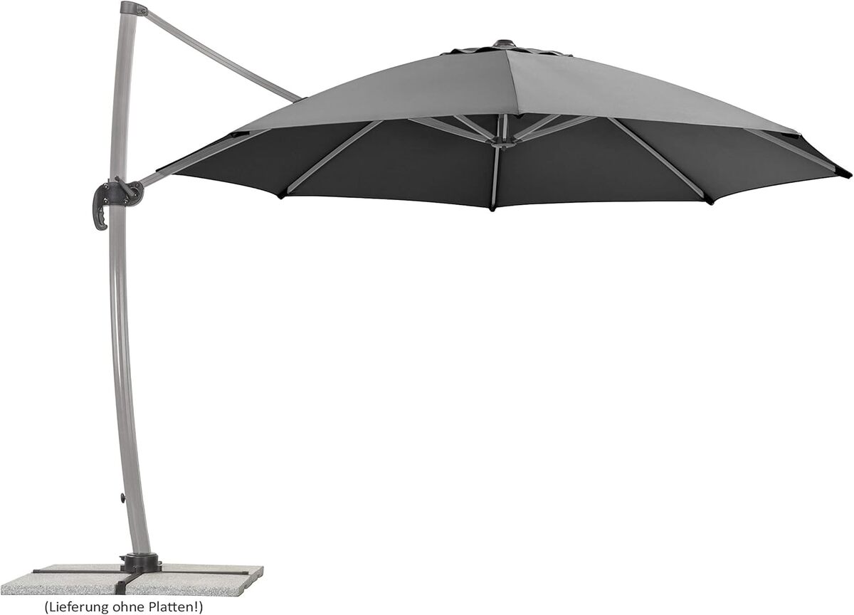 Test du parasol Schneider Rhodos Rondo Ø 350 cm anthracite