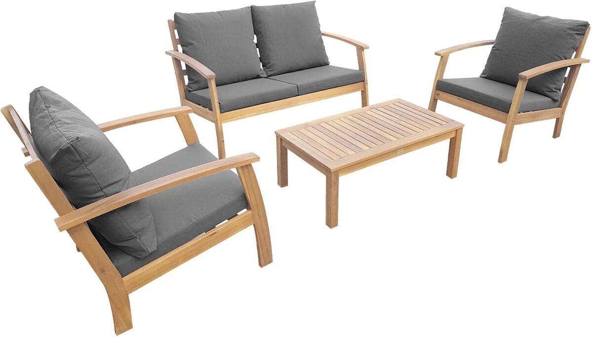 Test : salon de jardin Ushuaïa Alice's Garden en bois 4 places