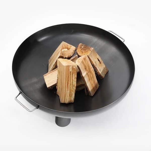 Czaja Feuerschalen® Brasero Coburg Ø 60 cm – Brasero pour le jardin, la terrasse et le balcon avec trou de drainage de l'eau, tonneau à feu et panier à feu, petit foyer pour le jardin