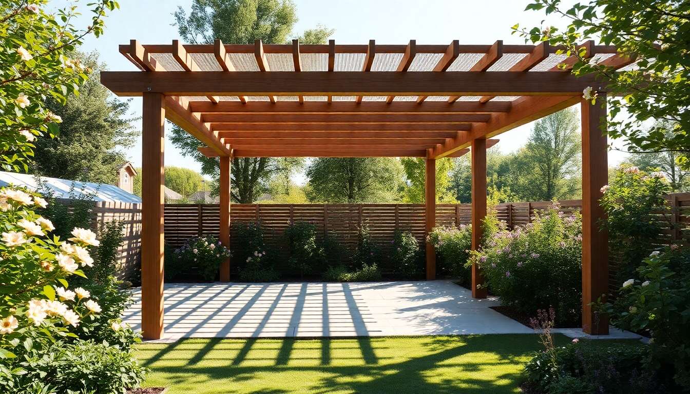 Pourquoi choisir une pergola bioclimatique en bois ?