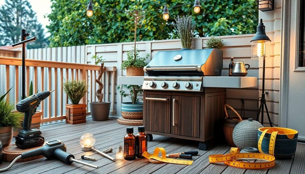 Idées déco autour du barbecue à gaz sur la terrasse
