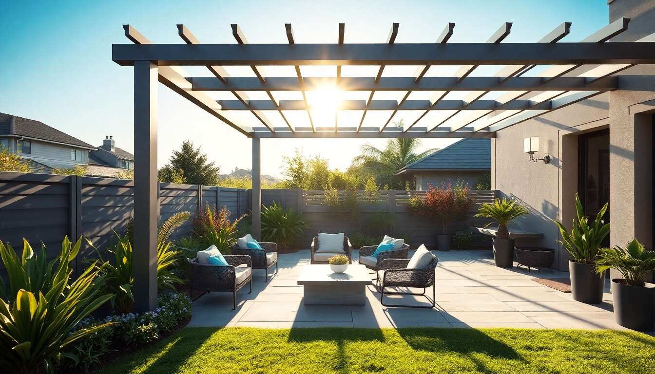 Les types de pergolas en aluminium disponibles