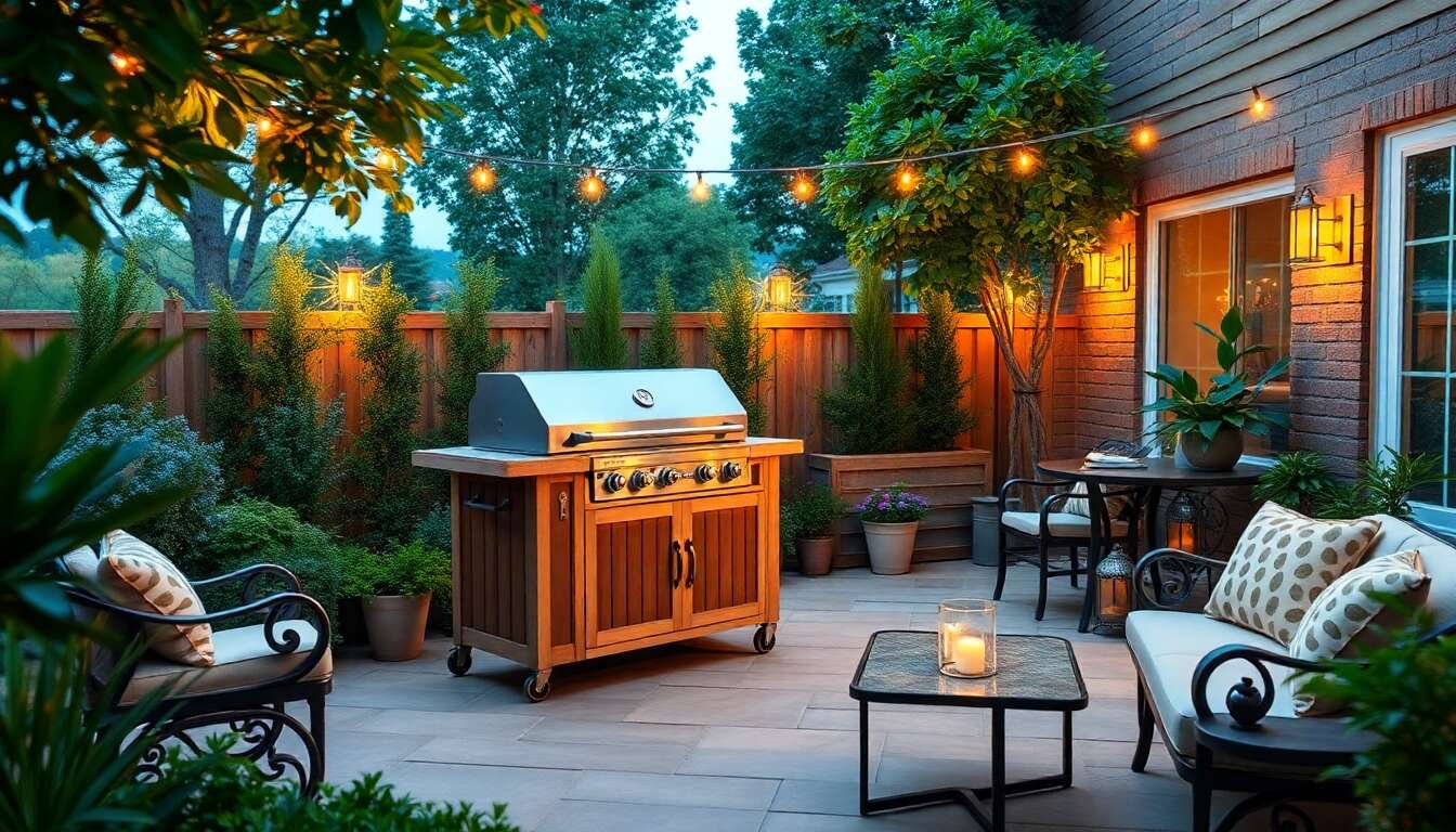 Harmoniser votre terrasse grâce à une belle desserte barbecue