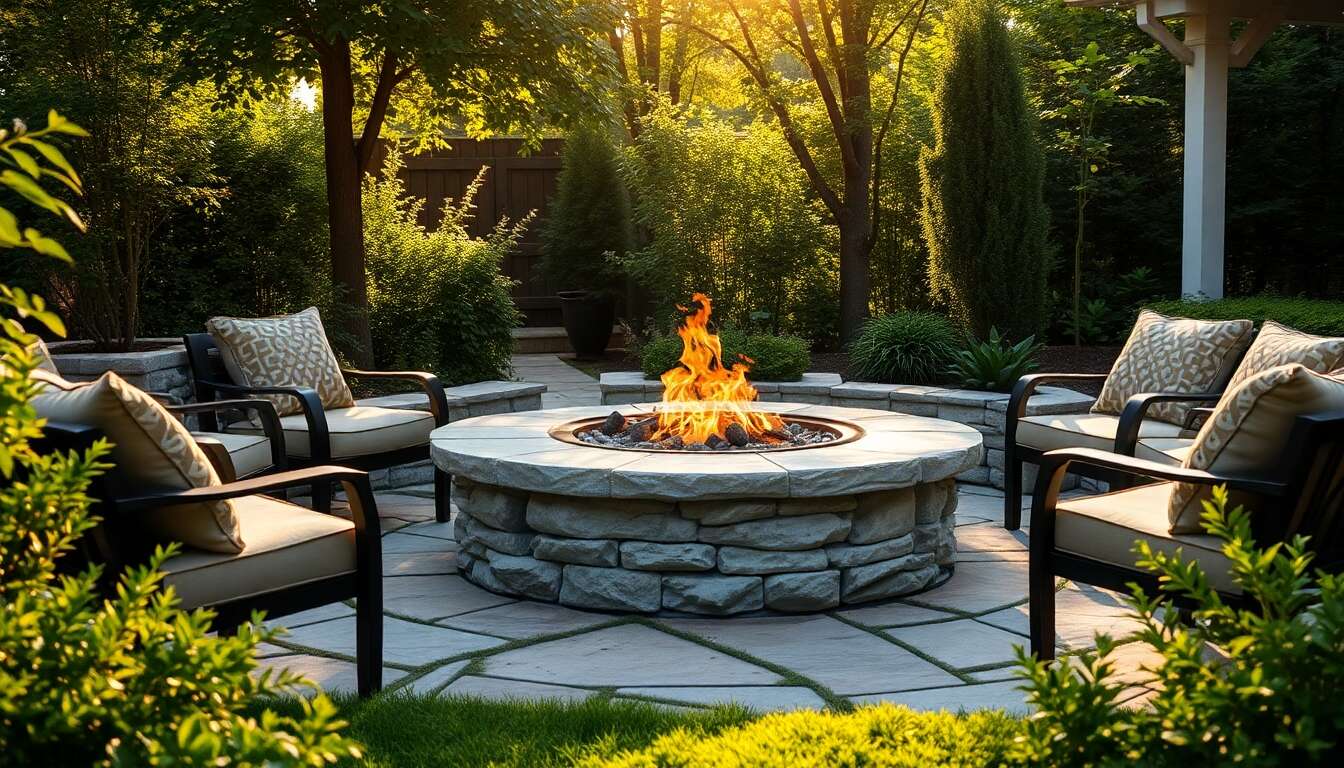 Comment installer un brasero en pierre dans votre jardin