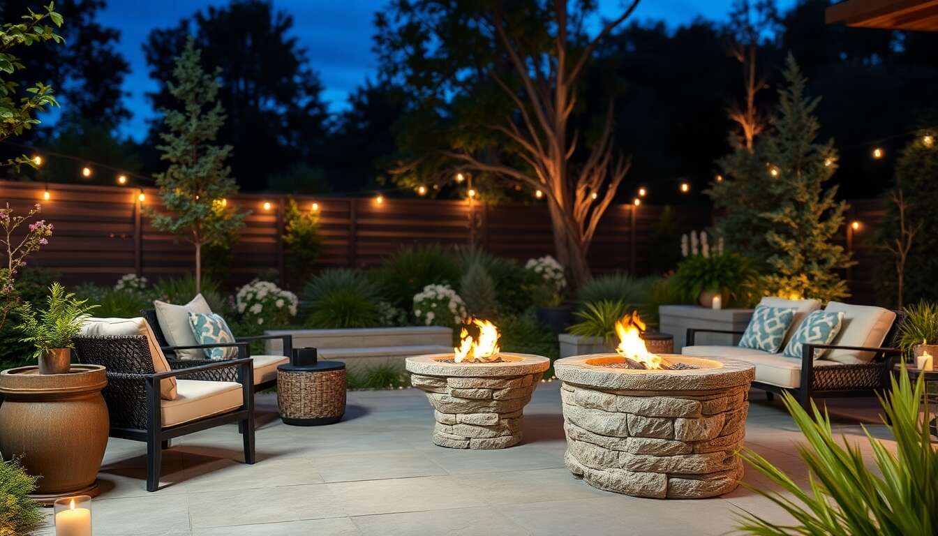 Int&eacute;grer un brasero en pierre &agrave; votre d&eacute;coration ext&eacute;rieure