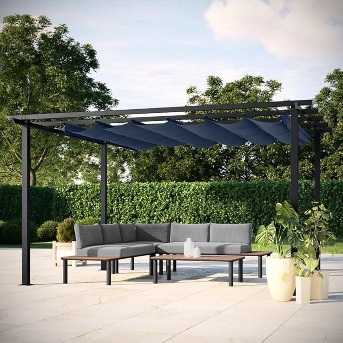 Test de la pergola Havana 4x3 m d'Avril Paris : style et robustesse