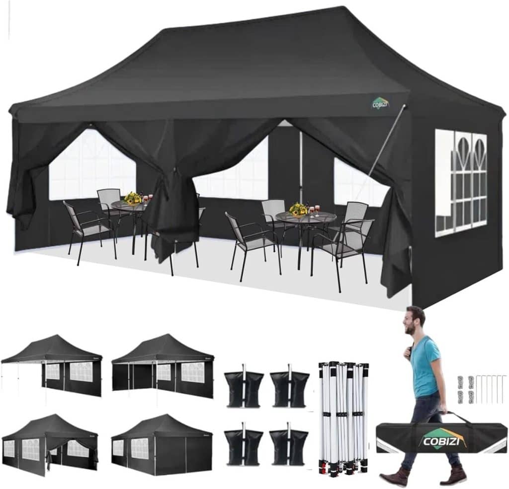 Test du barnum pliant COBIZI 3x6 : notre avis complet