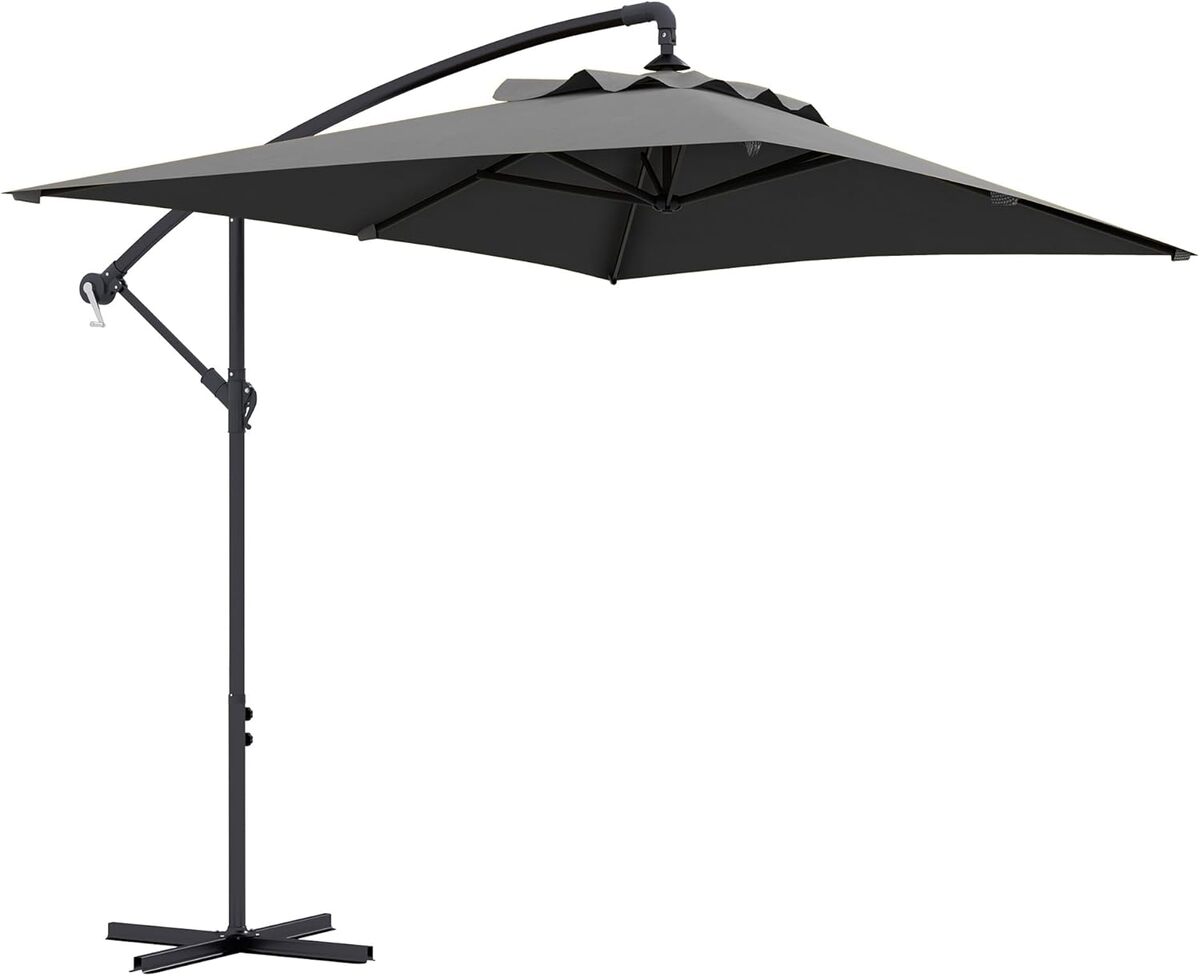 Test du parasol déporté Outsunny : protection UV élégante et efficace