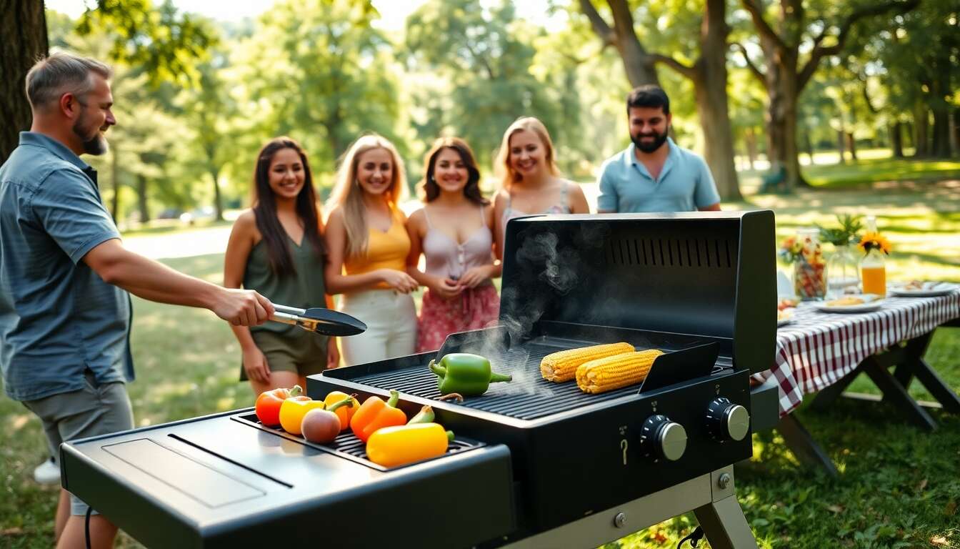 Barbecue à gaz portable pour vos sorties en plein air