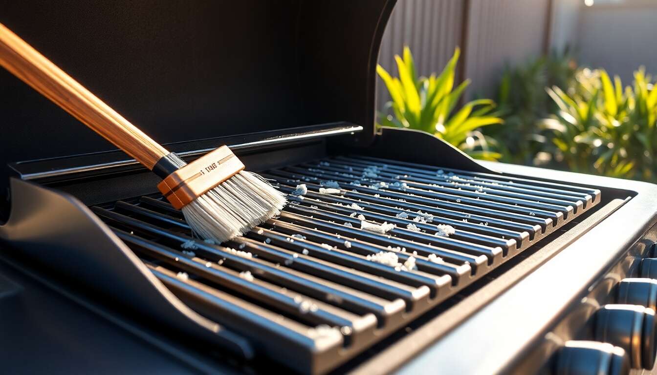 Nettoyer les grilles de votre barbecue &agrave; gaz