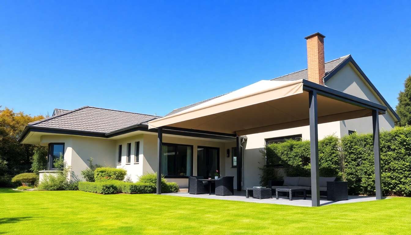 Int&eacute;grer harmonieusement la tonnelle &agrave; son ext&eacute;rieur