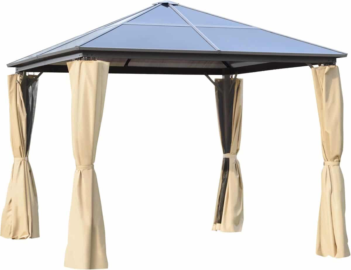 Test de la tonnelle pavillon Outsunny : élégance et protection pour le jardin